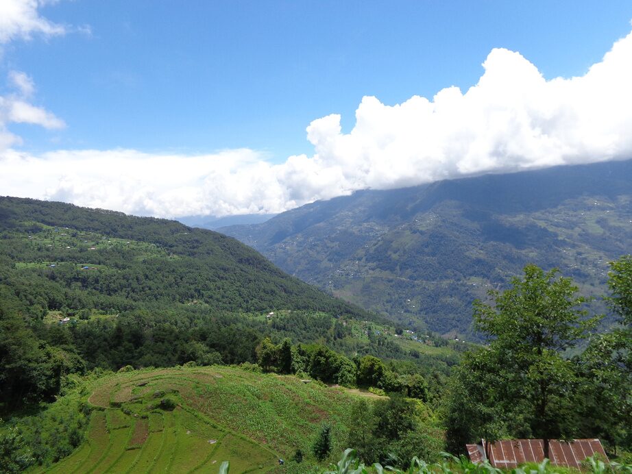 Terraced valley near Mikwakhola